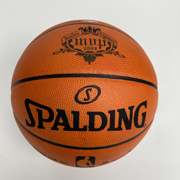 Kobe Bryant "2007-08 MVP" Signed Spalding Game Basketball Upper Deck UDA COA
