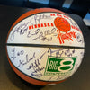 1993-94 Nebraska Cornhuskers Big 8 Champions Team Signed Basketball JSA COA