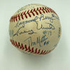 Johnny Unitas Baltimore Colts Hall Of Fame Legends Multi Signed Baseball JSA COA