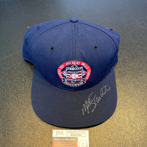 Mike Schmidt Signed 1995 Hall Of Fame Induction Baseball Hat With JSA COA