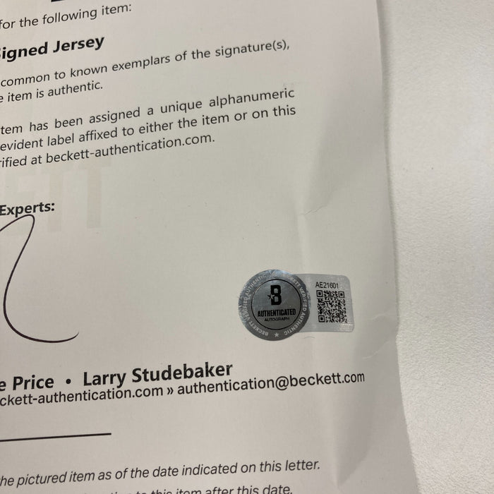 Rare Jon Bon Jovi & Band Signed Philadelphia Soul Football Jersey Beckett COA