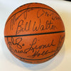 1976-77 Portland Trail Blazers NBA Champs Team Signed Basketball UDA JSA COA