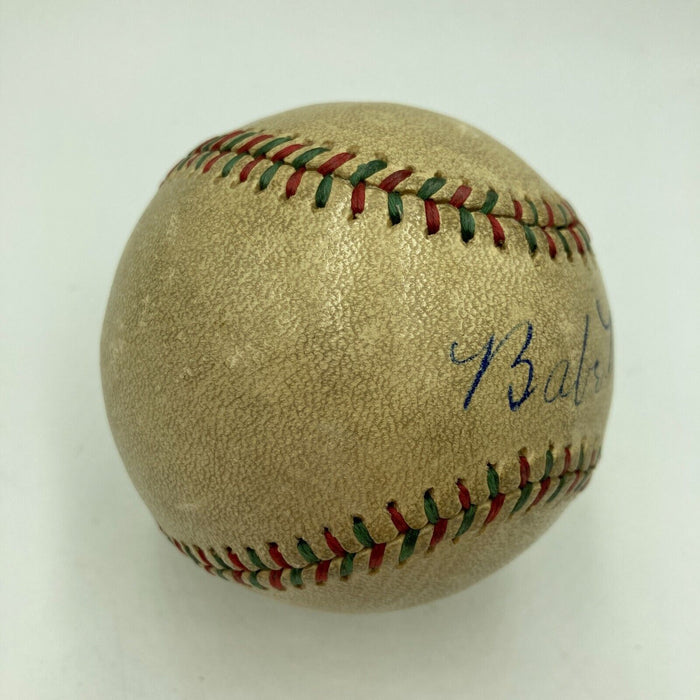 Stunning Babe Ruth Single Signed Autographed Baseball JSA COA