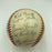 Beautiful 1957 Milwaukee Braves World Series Champs Team Signed Baseball JSA COA