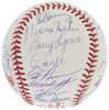 1986 New York Mets World Series Champs Team Signed W.S. Baseball 35 Sigs JSA COA