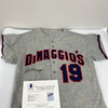 Joe Dimaggio Signed Autographed 1960's Baseball Jersey With Beckett COA