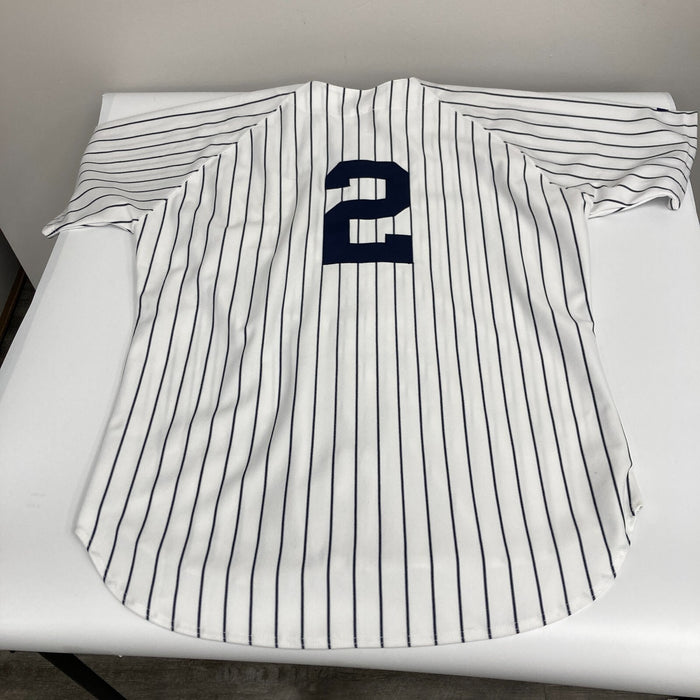 Derek Jeter 1996, 1998, 1999 World Series Champs Signed Yankees Jersey JSA COA