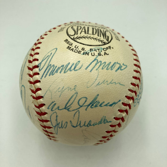 1959 All Star Game Team Signed Baseball Mickey Mantle JSA COA