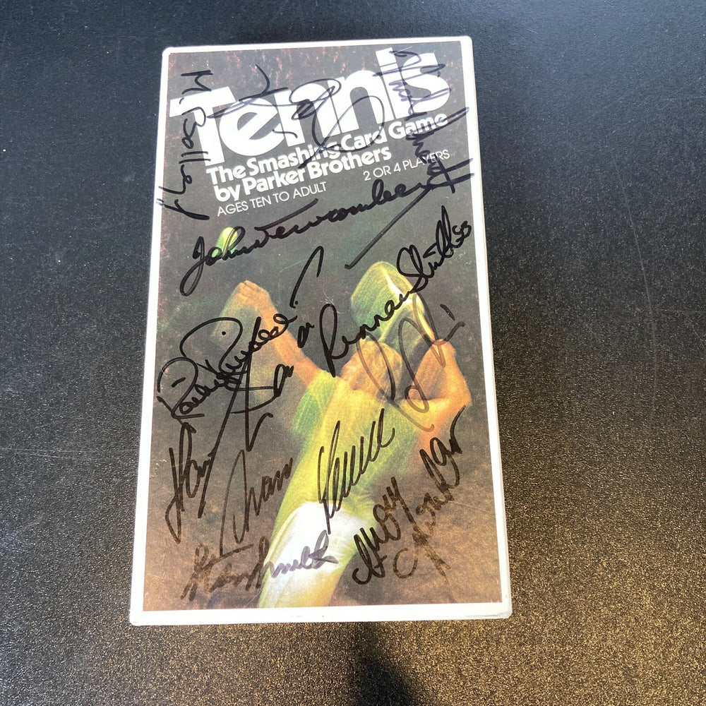 Tennis Legends Multi Signed Vintage 1970's Parker Brothers Game