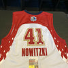Dirk Nowitzki Signed 2007 All Star Game  Dallas Mavericks Pro Cut Jersey JSA COA