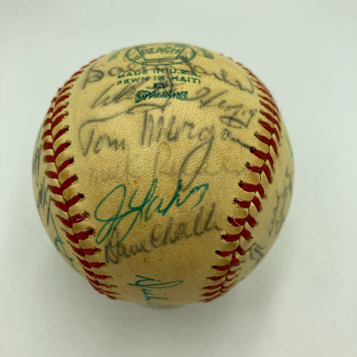 Nolan Ryan 1974 California Angels Team Signed American League Baseball JSA COA