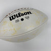 1995 Denver Broncos Team Signed Wilson NFL Football John Elway JSA COA