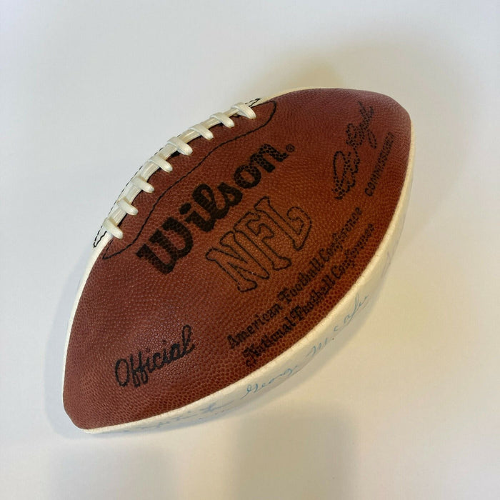 Bronko Nagurski 1983 Hall Of Fame Induction Signed Football 33 Sigs PSA DNA COA
