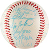 Vintage 1986 New York Mets World Series Champs Team Signed Baseball JSA COA