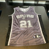 Tim Duncan Signed Authentic Adidas San Antonio Spurs Jersey Auto Beckett COA