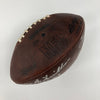 Jim Brown Leroy Kelly Paul Warfield Cleveland Browns HOF Signed Football JSA COA