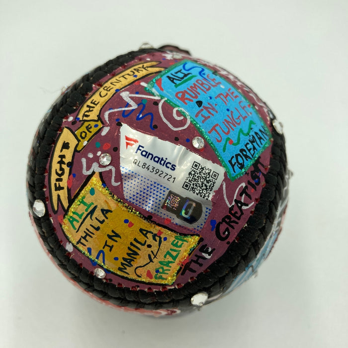 Muhammad Ali Signed Charles Fazzino Pop Art Baseball PSA DNA 10 GEM Mint Auto