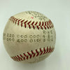 Harvey Haddix Game Used Final Pitch Victory Baseball Win #8 June 12 1962 Pirates
