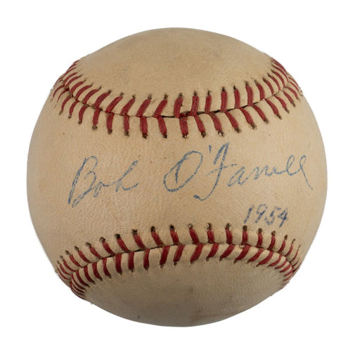 Bob O'Farrell Single Signed Baseball 1926 St. Louis Cardinals W.S. Champ JSA