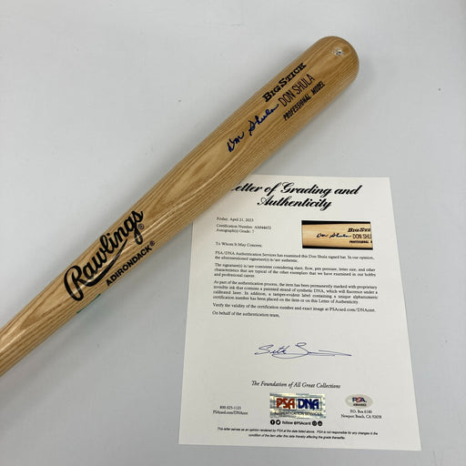 Don Shula Signed Game Model Louisville Slugger Baseball Bat PSA DNA COA