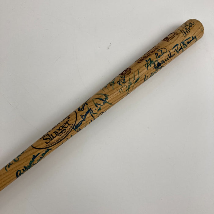 1986 New York Mets World Series Champs Team Signed Mini Bat 30+ Sigs  JSA COA