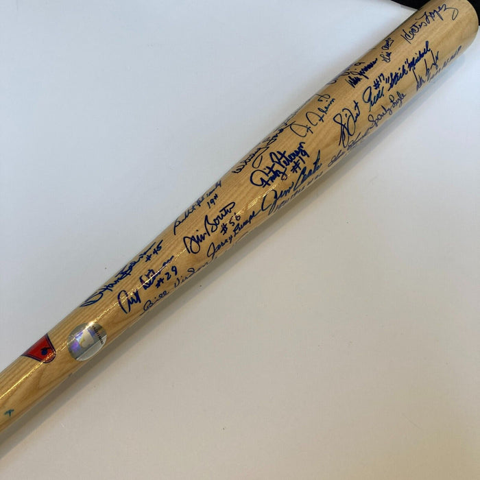 Beautiful New York Yankees HOF Legends Signed Baseball Bat With 30 Sigs JSA COA