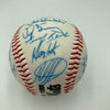 1985 - 1986 New York Mets Team Signed Baseball 28 Sigs With Gary Carter