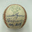 Mickey Mantle Joe DiMaggio Satchel Paige Yankees HOF Day Signed Baseball PSA DNA