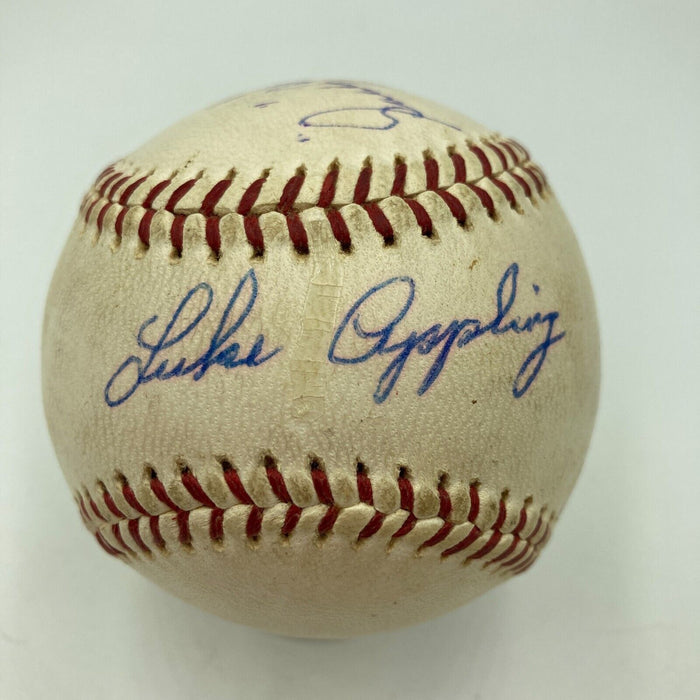 Gabby Hartnett Signed Official American League Joe Cronin Baseball JSA COA