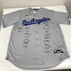 2020 Los Angeles Dodgers World Series Champs Team Signed Jersey PSA DNA COA