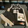 Tim Duncan Rookie Signed Game Used 1997-98 San Antonio Spurs Uniform Jersey JSA