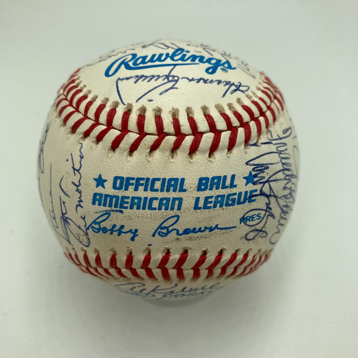 Stunning Mickey Mantle Joe Dimaggio 500 Home Run 3,000 Hits Signed Baseball