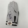 Larry Walker Twice Signed Game Issued 1990's Franklin Batting Gloves JSA COA