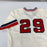 Rod Carew Twice Signed Minnesota Twins Vintage Sand-Knit Jersey JSA Certified