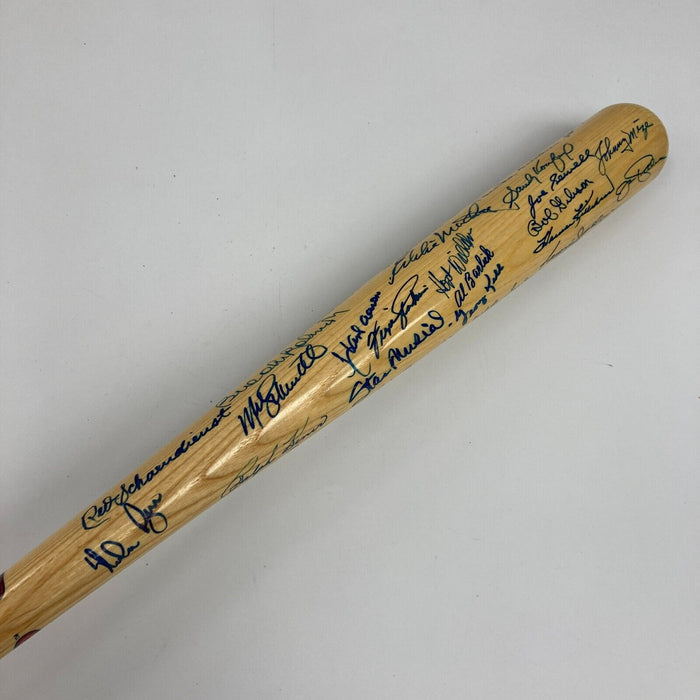 Willie Mays Hank Aaron Sandy Koufax HOF Multi Signed Baseball Bat 40 Sigs PSA