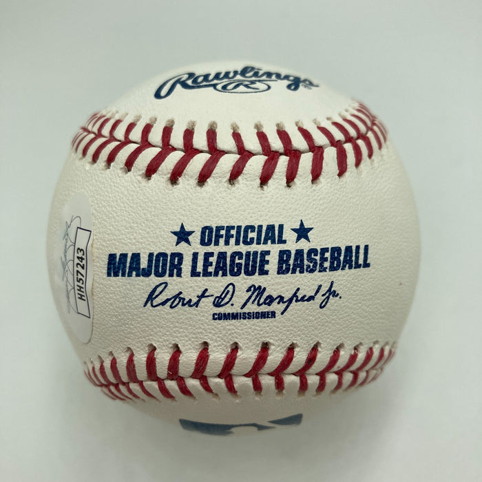 Jim Brown Single Signed Major League Baseball JSA NFL Cleveland Browns HOF