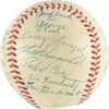 Beautiful 1955 New York Yankees American League Champs Team Signed Baseball JSA