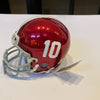 Bart Starr "Roll Tide" Signed Alabama Crimson Tide Riddell Mini Helmet JSA COA