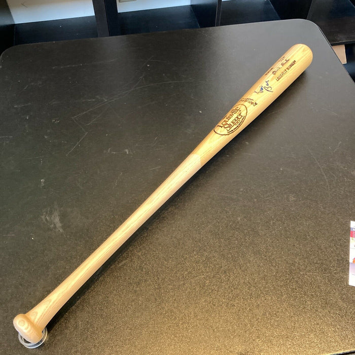 Ernie Banks Signed Louisville Slugger Game Model Baseball Bat JSA COA