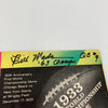 1963 Chicago Bears NFL Champs Team Signed Program JSA COA