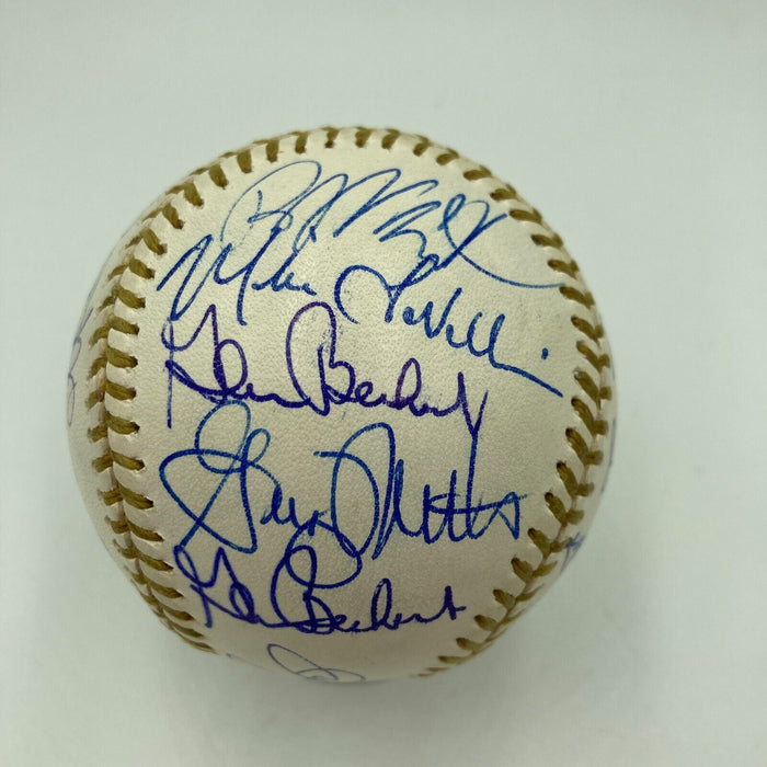 Gold Glove Winners Signed Baseball 25 Sigs Brooks Robinson Ivan Rodriguez JSA