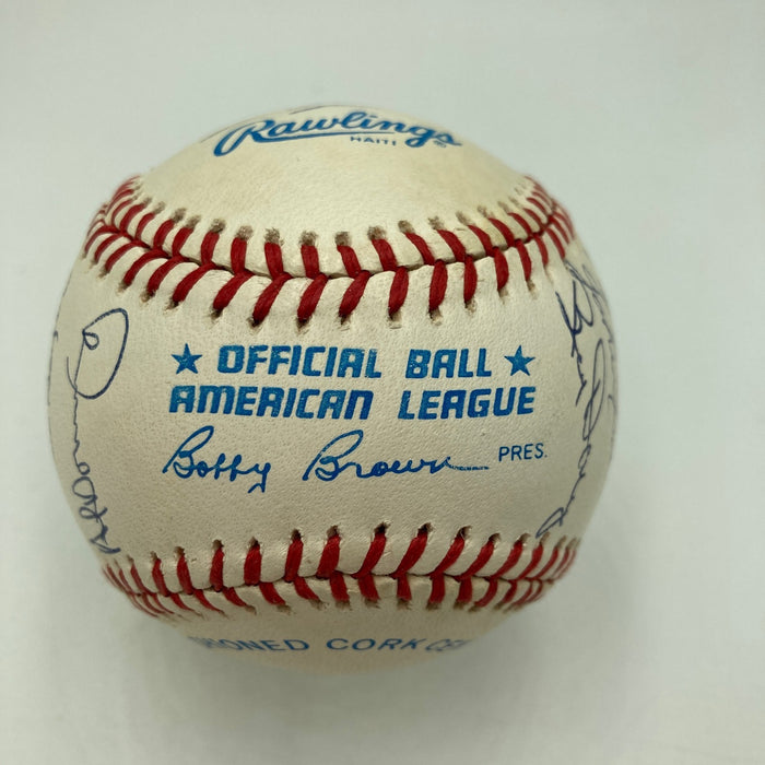 1961 New York Yankees World Series Champs Team Signed Baseball Mickey Mantle JSA