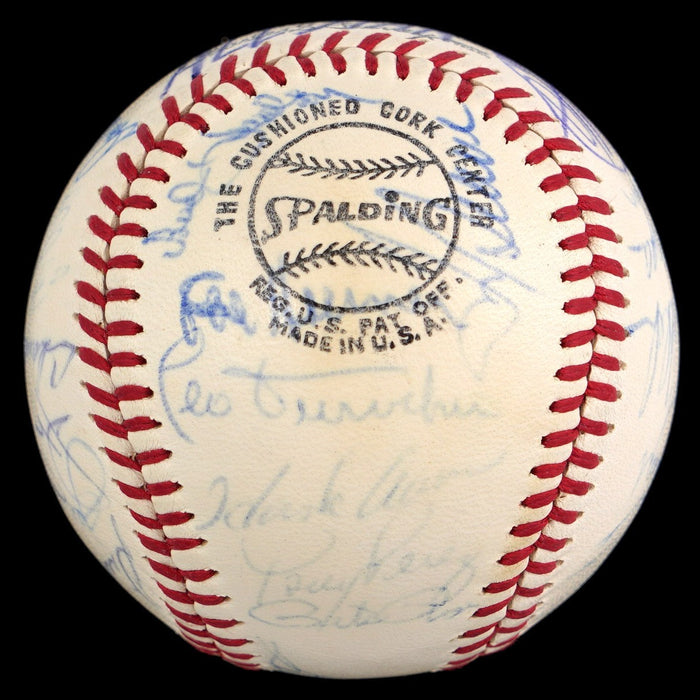 1970 All Star Game Team Signed Baseball Roberto Clemente Willie Mays JSA COA