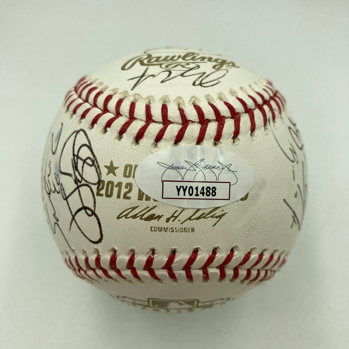 2012 San Francisco Giants World Series Champs Team Signed W.S. Baseball JSA COA