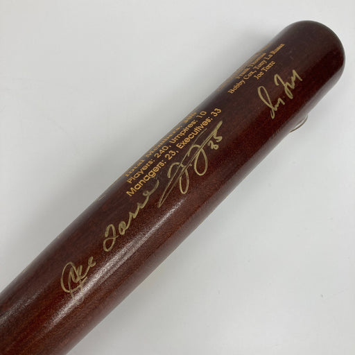 2014 HOF Induction Signed Bat Greg Maddux Tom Glavine Bobby Cox Frank Thomas MLB