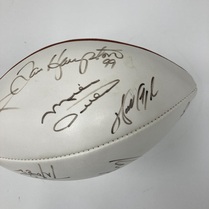 Walter Payton Chicago Bears Hall Of Fame Legends Multi Signed Football JSA COA