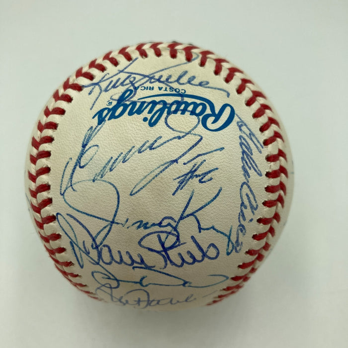 1992 Toronto Blue Jays World Series Champs Team Signed Baseball JSA COA