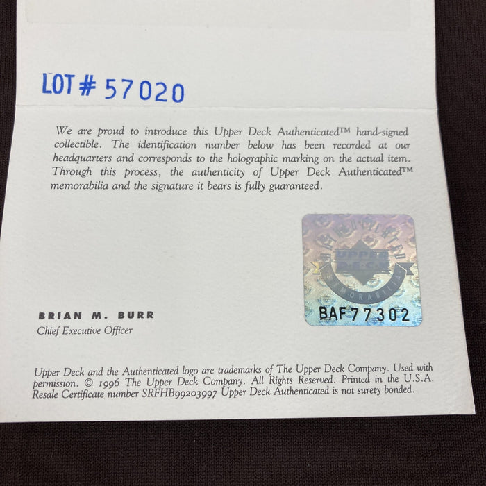 Tony Gwynn Signed Mitchell & Ness San Diego Padres Jersey Upper Deck UDA COA