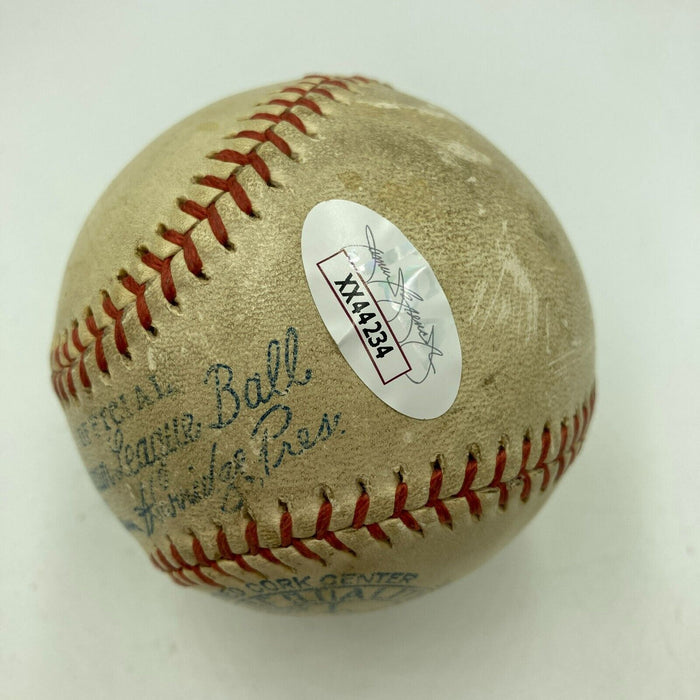 Kenesaw Mountain Landis Single Signed American League Baseball HOF JSA COA RARE