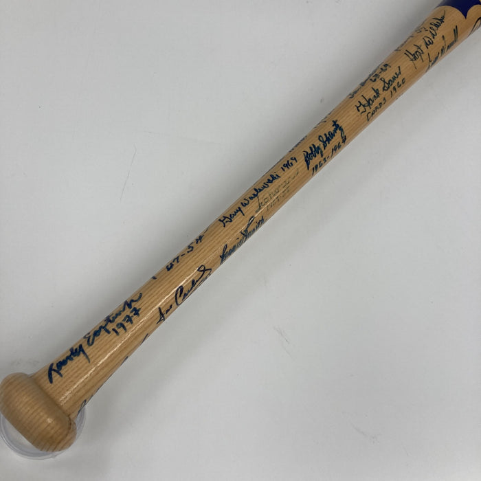 The Finest St. Louis Cardinals HOF Multi Signed Baseball Bat 70+ Sigs! JSA